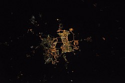 Photo of Magnitogorsk from the ISS